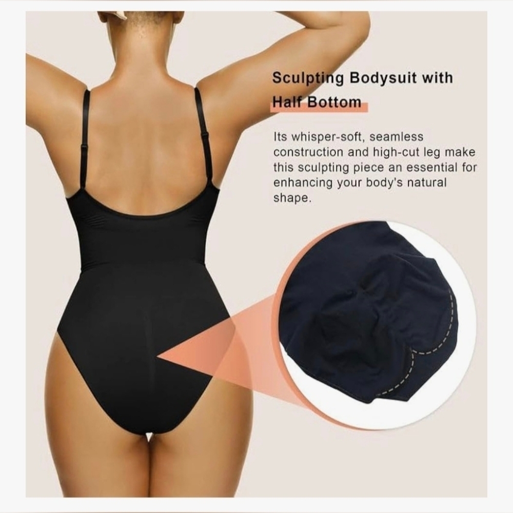 SHAPERX Women's Shapewear Bodysuit #888 - Picture 7 of 12